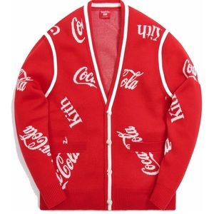 ⭐️HOST PICK⭐️ NWT Kith x Coca- Cola x Mitchell & Ness sweater